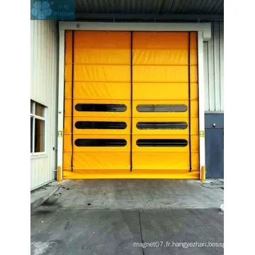 Porte d&#39;empilement en PVC à grande vitesse industrielle